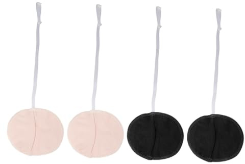 UPKOCH Wiederverwendbare Wasserfeste Achselpads 2 Paar aus Polyester Leicht Schnelltrocknend zum Schutz vor Schweißflecken für Frauen unter T-Shirts und Blusen