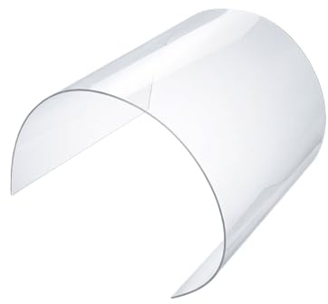 HXFAAFXH Panneaux de toit en polycarbonate transparent de 1,2 mm en acrylique imperméable pour serres, abris de jardin, abris auto, cabanes, niches, faciles à couper (2 x 2 m)