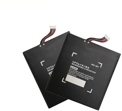 ，Compatible for Nintendo，Switch OLED Battery 4310mAh HAC 003 Rechargeable Lipo Battery for NS Switch Game Console Battery with Tool Kit(2PCS)