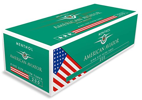 American Aviator Menthol Filterhülsen Regular 5 Boxen (1000 Hülsen)
