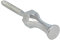 tecuro Handtuchhaken 1-Fach, Messing verchromt - mit Schraube