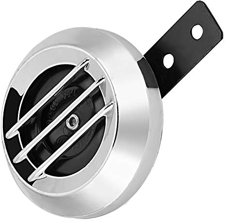 Motorrad Hupe Horn, Fydun 12V 110DB Motorcycle Electric Loud Signalhorn Universal Waterproof Round Horn Speaker für Auto LKW Alarm