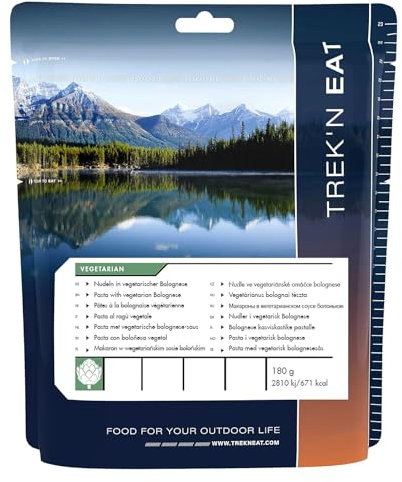 Trek'n Eat Nudeln in vegetarischer Bolognese