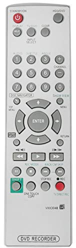 ALLIMITY VXX3048 Fernbedienung Ersetzt für Pioneer DVD Recorder DVR433H-S DVR433H DVR433HK