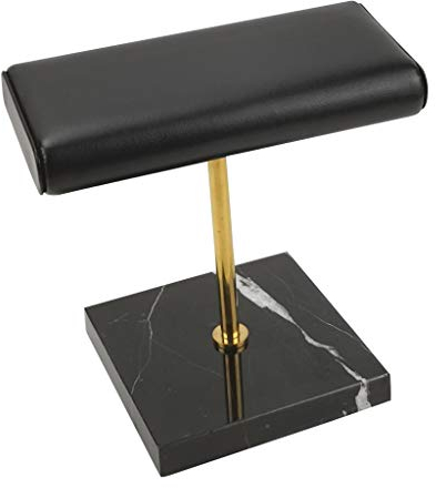 F Fityle Uhrenständer Schwarz, PU Leder Armbandständer Display Uhrenhalter, Uhrenständer T-Bar Display Schmuckständer Armband Organizer, Watch Stand Watch Holder für Schmuck Uhr Halskette, C