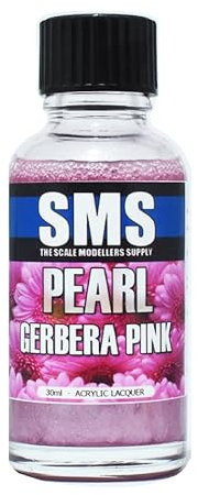 SMS The Scale Modellers Supply Pearl GERBERA PINK 30ml - Airbrush Ready Hobby Paint