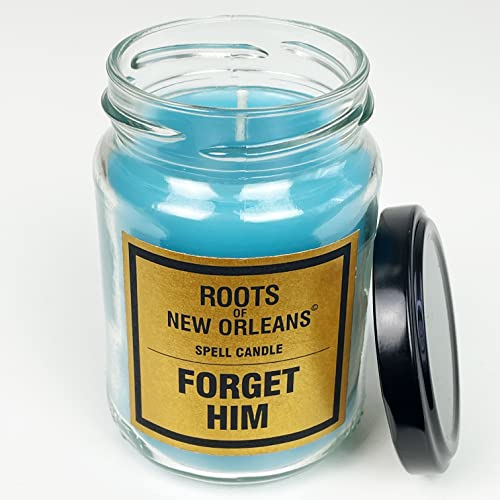 Roots Candle Forget Him - Magische Kerze im Glas mit detailierter Ritualanleitung - Liebeskummer - Hoodoo, Voodoo, Conjure