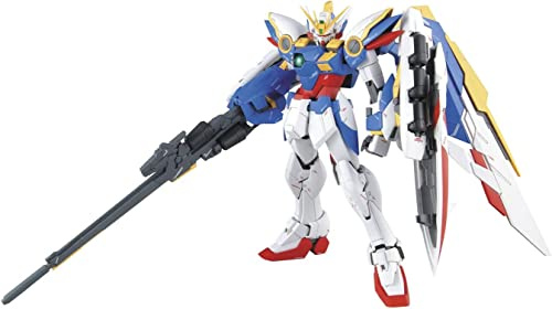 Bandai Model Kit Gundam - MG 1/100 - XXXG-01W Wing Gundam EW Ver. - 30cm, Weiss/Opulenter Garten