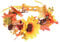 Merroyal Green Flower Crown Eucalyptus Crown Leaf Floral Crown Boho Wedding (White and Green) (Sunflower and Orange Leaf)