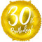 Luftballon 30. Geburtstag Ballon 30 Folienballon 30 Geburtstag Frauen Männer Folienluftballon 30th Birthday, Helium geeignet, 45cm