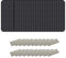 2er-Pack Auto-Sonnenschutzvorhänge, Anti-UV-Vorhänge, Sonnenschutz-Autofenstergitter, Fenstergitter mit magnetischer Befestigung, Verdunkelungs- und Wärmeisolierungs-Autovorhänge (schwarz)