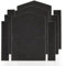 3er Set Filterschwamm Set kompatibel mit für Miele 6057930 9688381 Schaumstoff Filterschwamm Filterschaum Schwarz für Türtrockner