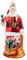 Kurt Adler Coca-Cola Weihnachtsmann mit Tasche, 17,8 cm - Ornament aus Glas für Weihnachten