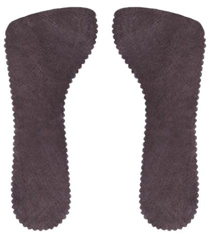 1 paio di solette in pelle di maiale da donna, con inserti per tacco alto a 3/4, invisibili, autoadesive, per scarpe, sandali, scarpe basse e stivali, antiscivolo e ultra assorbenti, 1 paio