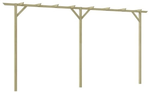 NITCA Pergolato da Giardino in Legno, Pergola Esterno Pergolato da Giardino, 400 X 40 X 205 Cm 1