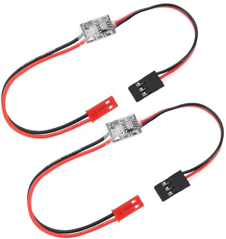 EMSea 2 Stück 2A Hochstrom-Fernbedienungs-Elektronikschalter 3-5V Niederspannungsversion Antennenschutz für RC-Drohne Wasserpumpe PWM-Signalsteuerung