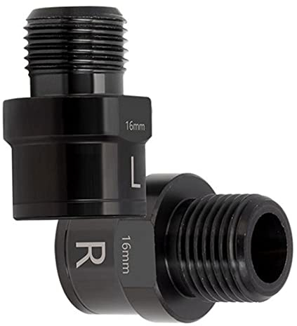 Fahrrad-Pedalverlängerungen, Chrom-Molybdän-Stahl, Fahrrad-Verlängerungspedal-Abstandshalter, 16 mm, 1 Paar Fahrrad-Pedal-Verlängerung, Fahrrad-Pedalverlängerungen, verlängerter Pedal-Abstandshalter