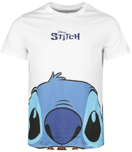 Lilo & Stitch Stitch Frauen T-Shirt weiß L
