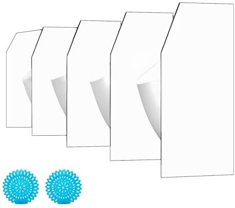 Holz Urinal Trennwand Wandmontage Männer Urinal Sichtschutz Wasserdicht Badezimmer Trennwand Zuverlässiger Trenner oder Abweiser für Schule Kindergärten Hotel Einkaufszentren Öffentliche Plätze Weiß(1