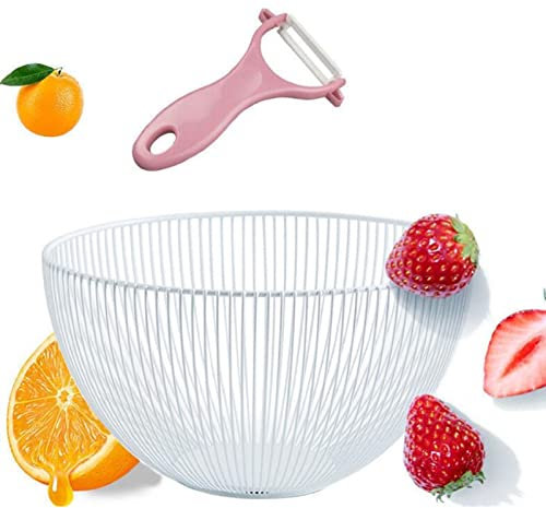 Frutero Estantes Frutero Frutero Moderno Metal 26X16 Cm GrandeModerno, Blanco