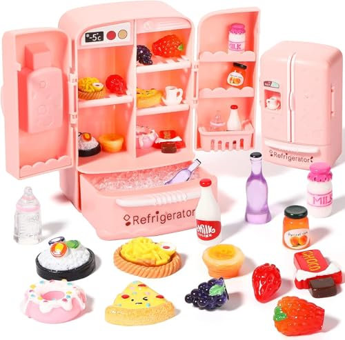 1:12 Miniatur Wichtel Zubehör,DIY Puppenhaus Zubehö,1/12 Miniatur Puppenhaus Essen Getränke kleine Kuchen Küche Dekoration Miniatur Deko Puppenhaus Miniatur Wichtel ZubehöR Weihnachten Deko