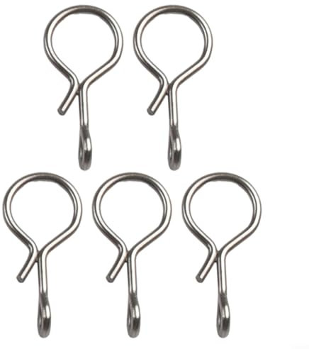 Fly Fishing Snap Hooks Quick Change Connect, NoKnot Snaps Convenient 50pcs Set (11mm)