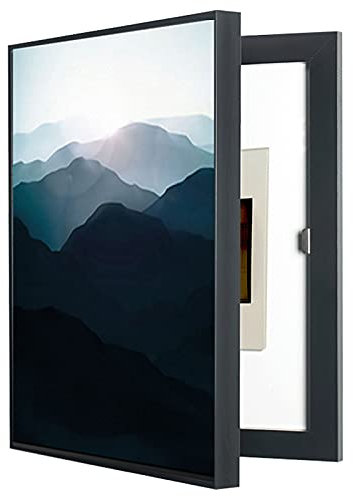 Coffret de Compteur électrique décoratif, 40 x 50 cm, Couverture de Tableaux, Coffret de Compteur électrique, compteurs électriques décoratifs, C (Couleur : B)