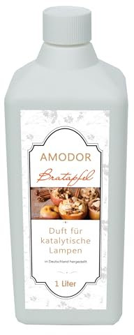 AMODOR Bratapfel 1 L, Raumduft für katalytische Lampen, Nachfüllflasche