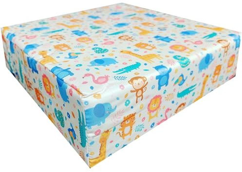 Toddler Booster Seat Cushion with Adjustable Straps and Washable Removable Cover Portable Dining Chair Pad for Kids and Baby - Travel-Friendly Seat Pads for Table Height Increasing [Savanna]