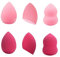 Beauty Blenders Makeup Sponge, 6pcs Foundation Sponge Set in 3 Shapes – Teardrop, Flat Edge, and Gourd, Latex-Free for Liquid Foundation, Cream, Powder, and BB Cream