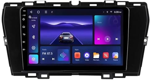 Syfei Android 12 Car Multimedia Radio 9 Zoll Navigations GPS Autoradio Für SsangYong Tivoli 2019-2021, Carplay Player Radio-Videoempfänger Bluetooth Lenkradsteuerung,8 Core 4G+WiFi 12G+256G
