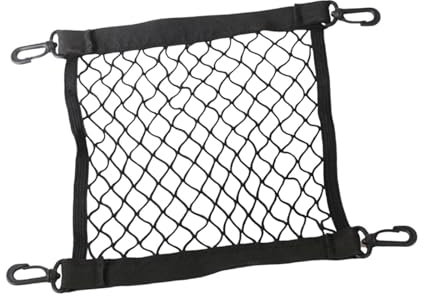 KiBcsLic Bike Basket Cargo Net Mesh Netting for Snowmobile Camping Cart Luggage Rack