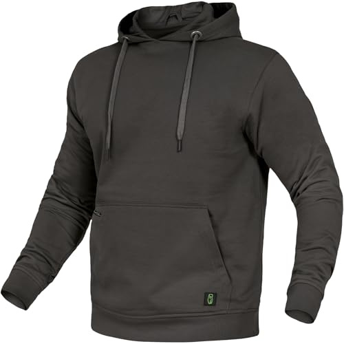 Leibwächter Flex-Line Kapuzenpullover Herren – Farbe – Größe – 310 g/m² Hoodie mit Kängurutasche – Antibakteriell & Antipilling – Unisex Sweatshirt