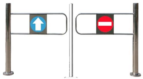 Générique Portillon de sécurité Manuel en Acier Inoxydable - Barrière Durable pour Un contrôle d'entrée sécurisé dans Les Maisons, Les Jardins, Les piscines et Les espaces commerciaux