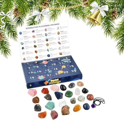 Edelsteine Countdown Kalender 2025 Weihnachts Countdown Kalender Für Kinder