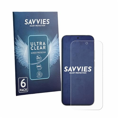 Savvies 6 Stück Schutzfolie für Vivo iQOO Z11 Turbo | Transparenter Displayschutz Made in Germany, Ultra-Klar Displayschutz-Folie