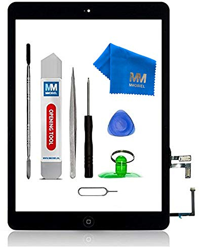 MMOBIEL Digitizer kompatibel mit iPad Air (Schwarz) 9.7 Inch 2013 Touchscreen Front Display Ersatz inkl Werkzeug