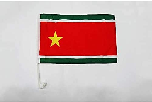 AZ FLAG - Autofahne Guadeloupe Unabhängig - 45x30 cm - Guadeloupe Nationalisten Autoflagge 30 x 45 Cm - Auto Flaggen