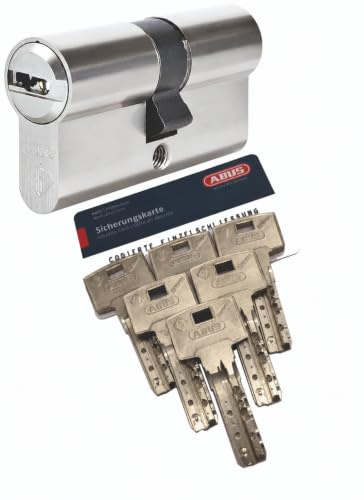 ABUS Bravus.4000 Doppelzylinder mit BZD u. N+G, Länge (a/b) 35/45mm (c=80mm), mit 6 Schlüssel, nach DIN EN1303, Angriffswiderstandsklasse D, RC2/RC3 Level geeignet, mit Not- u. Gefahrenfunktion