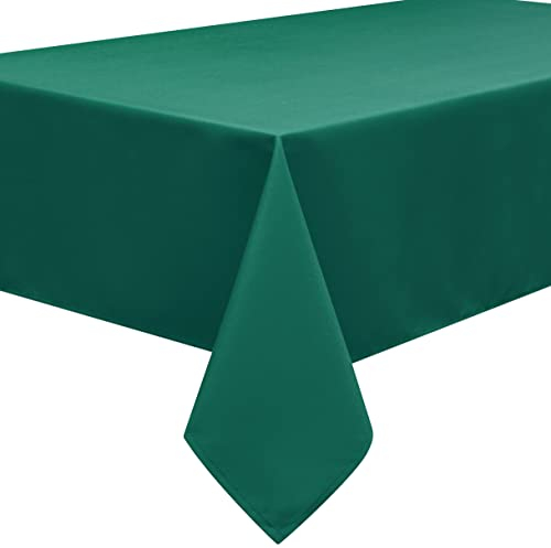 Qualitäts Tischdecke Textil Eckig 150 x 300 cm, Farbe wählbar Blaugrün