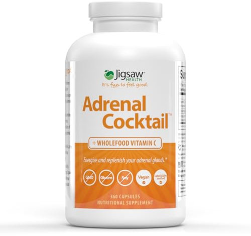 Adrenal Cocktail™ + Whole Food Vitamin C - 360 capsules - Jigsaw Health