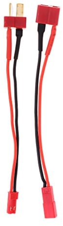 Baoblaze 1 Paar Adapter Buchse LadeStromkabel T-Stecker auf JST StromStromkabel für RC Lipo Akku