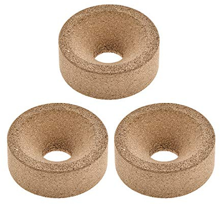 uxcell Lab Flask Support Cork Stand 80mm Diameter Round Bottom Holder for 50ml-250ml Flasks 3Pcs