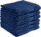 REDBEST Handtuchset, Frottierset 6er-Pack Chicago dunkelblau Größe 50x80 cm - saugstark, strapazierfähig, ideal für Reisen, Sport (weitere Farben)