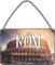 schilderkreis24 – Blechsachild ”Rom “ Italien Deko Schild Urlaub Reisen Landschaft Metallschild Retro Türschild Vintage Geburtstag Weihnachten 18x12 cm