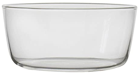Cabilock Nudelschalen 1Pcs Schüssel Glasschale Salatschale Dessertschalen Servierschale Müslischalen Salatschüssel Servierschüssel für Küche Restaurant Transparent Glasschale 20 Cm