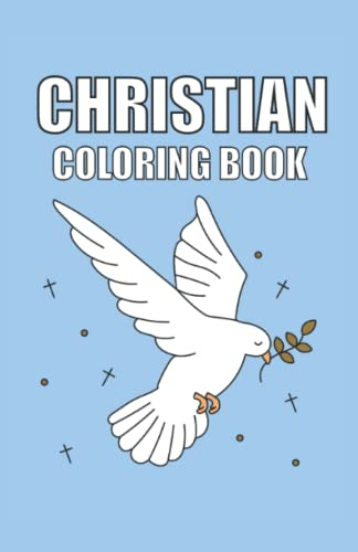 Christian Coloring Book: Malbuch Christlich 35 Seiten, Größe 13.97 x 21.59 (DIN A5)