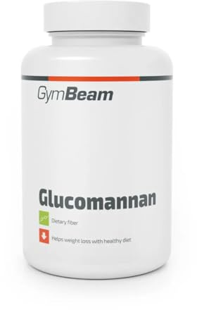 Glucomannan Kapseln aus Konjak Wurzel - 100% Glucomannan, Hochdosiert 3000mg je Tagesdosis, 120 Kapseln, Natürliche Ballaststoffe, Unterstützt das Sättigungsgefühl, Vegan – GymBeam