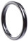 Dünner Ring aus Hämatit 3mm flach grau dunkelgrau schmal schlicht Steinring, RinggröÃŸe:Innenumfang 58mm ~ Ã˜18.5mm