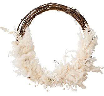 HEITMANN DECO - Trockenblumen Kranz, beige, ca. 30 cm